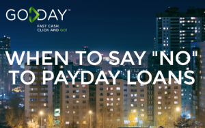 When To Say No To Payday Loans