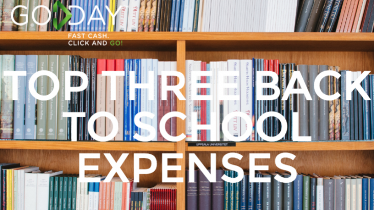 Top Three Back To School Expenses